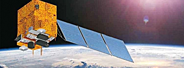 Foto de um satélite